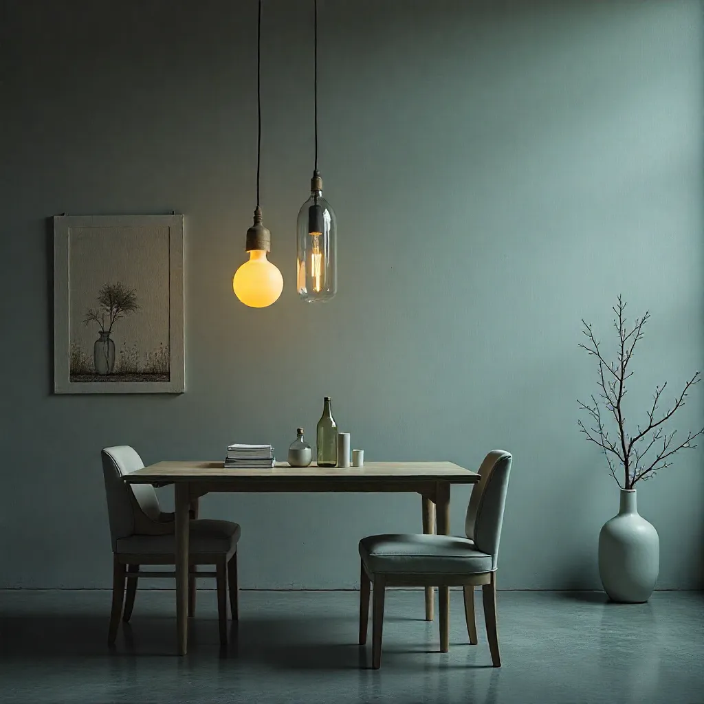 Upcycled glass jars used as decorative storage containers